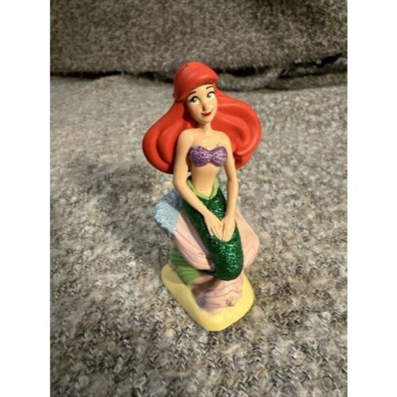 Disney Princess Figurine Set Ariel Jasmine Cinderella Belle Collectible 4-Piece - Picture 2 of 7